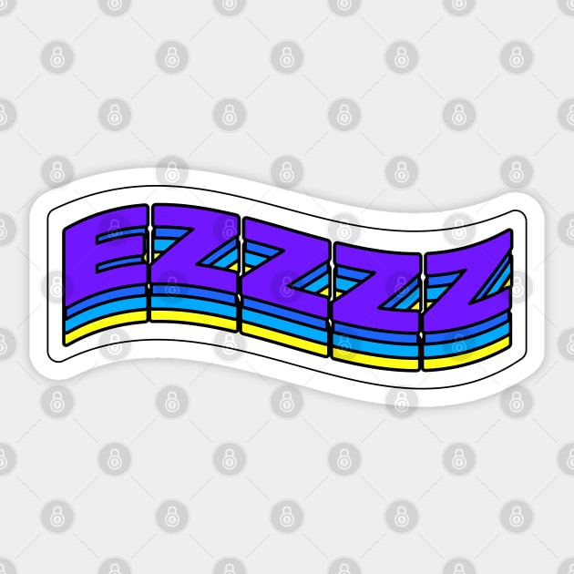 EZ Easy Video games Retro gaming Sticker by Tanguy44